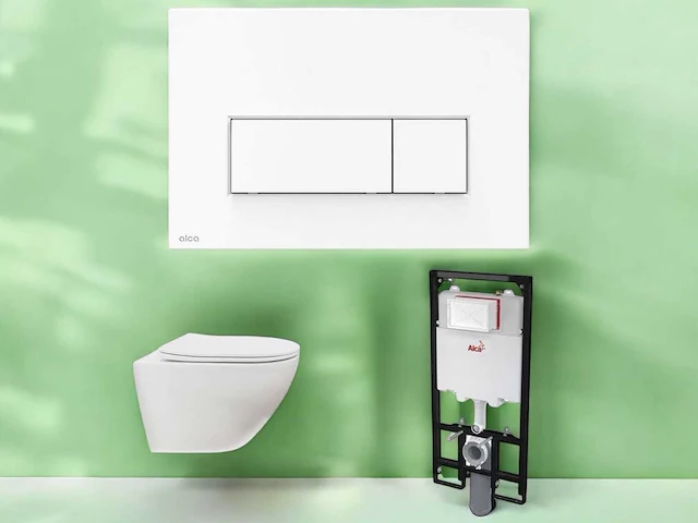 Elberti - toiletset compleet | wandcloset | bedieningspaneel | inbouwreservoir - afbeelding 1 van  7