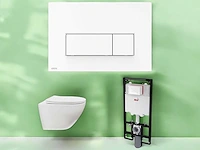 Elberti - toiletset compleet | wandcloset | bedieningspaneel | inbouwreservoir - afbeelding 1 van  7