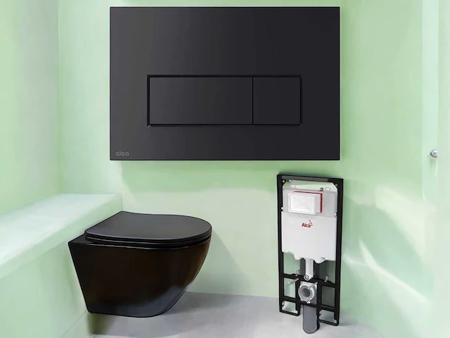 Elberti - toiletset compleet | wandcloset | bedieningspaneel | inbouwreservoir - afbeelding 1 van  7