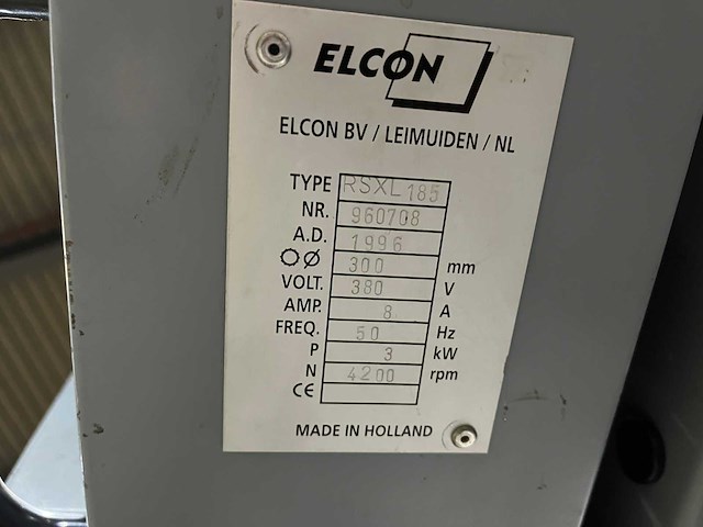 Elcon - 1996 - rsx-l 185 - verticale platenzaag - afbeelding 9 van  9