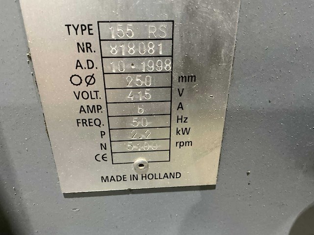 Elcon - 1998 - r 155 - verticale platenzaag - afbeelding 2 van  10