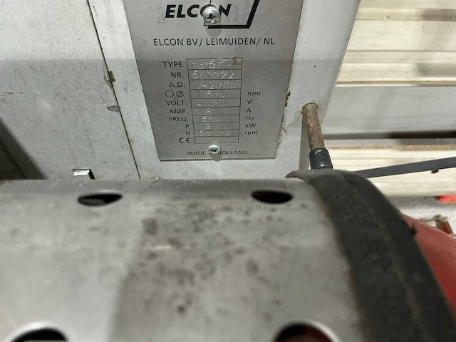 Elcon - 2005 - r135 - verticale platenzaag - afbeelding 5 van  7