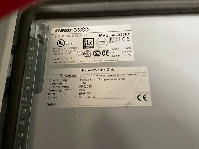 Eldon schakelkast eikenprocessie oven - afbeelding 5 van  5