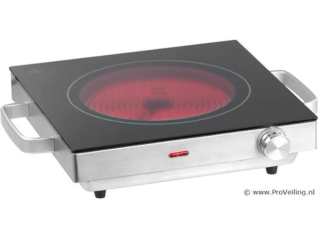 Electric infrared - digitaal - single/double - oververhitting protection - ceramic glass hob - single hotplate - double hob top - mini hob ​​- 2000 w - afbeelding 4 van  4