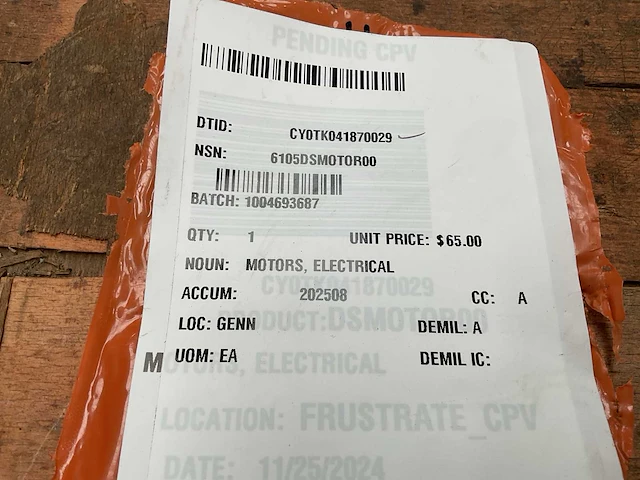 Electric motor part - afbeelding 5 van  6
