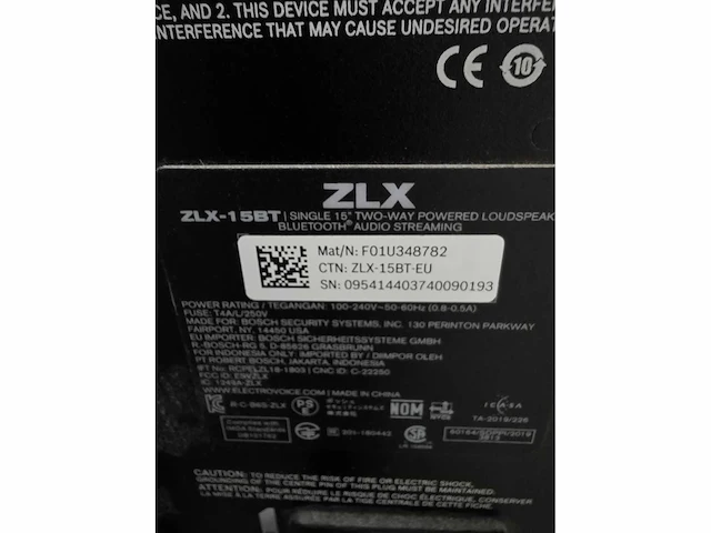Electric voice - zlx - speaker (3x) - afbeelding 8 van  10
