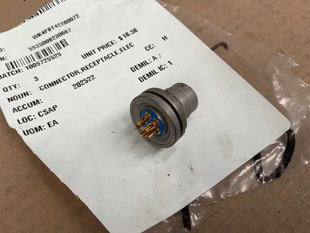 Electrical receptacle connector (3x) - afbeelding 2 van  4