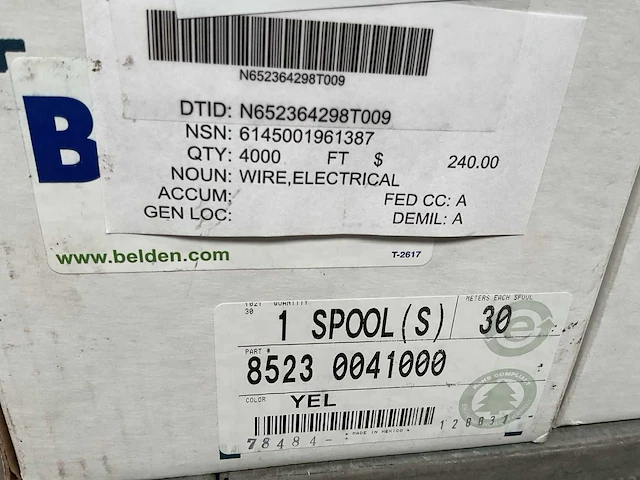 Electrical wire (8x) - afbeelding 3 van  3