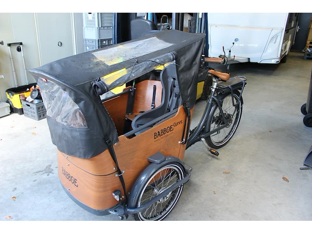Electrische bakfiets babboe. let op! storing tussen accu en fiets. - afbeelding 2 van  7