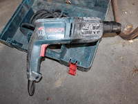 Electrische boorhamer bosch in kunststof koffer. - afbeelding 2 van  2