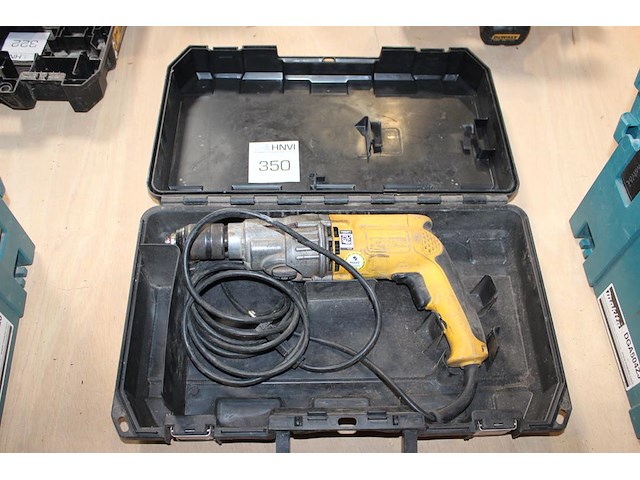 Electrische boorhamer dealt in kunststofkoffer. - afbeelding 1 van  3