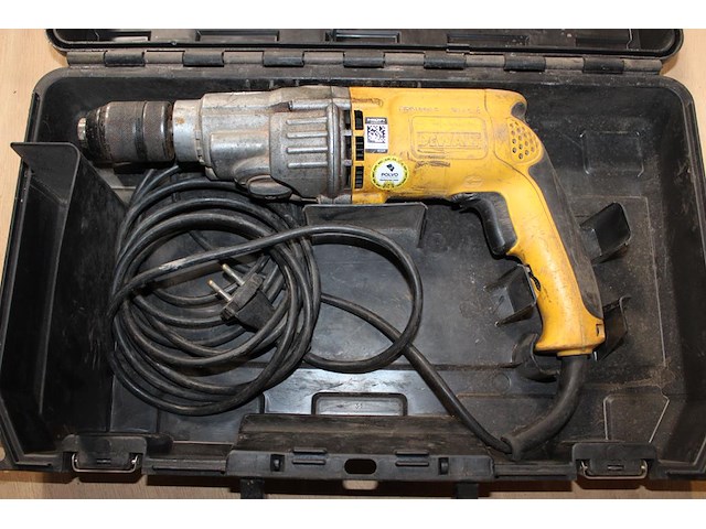 Electrische boorhamer dealt in kunststofkoffer. - afbeelding 2 van  3