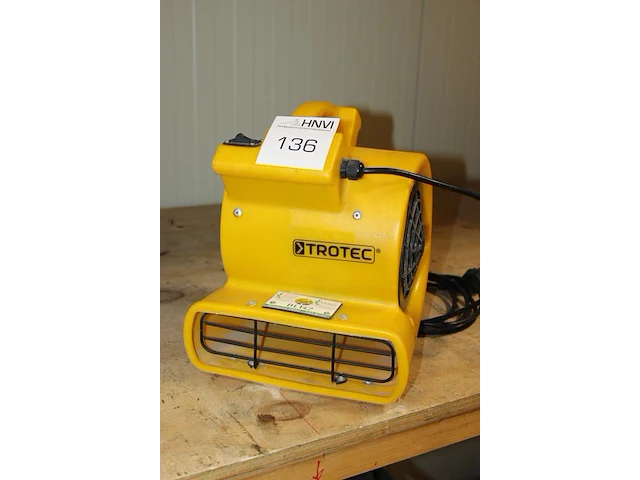 Electrische bouwdroger/ventilator trotec type tfv10s. - afbeelding 2 van  2