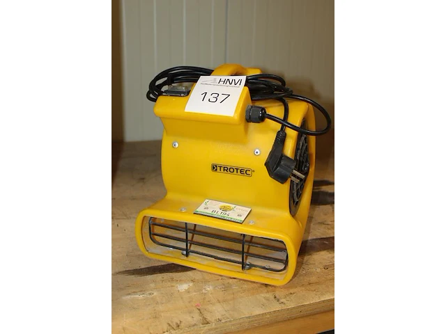 Electrische bouwdroger/ventilator trotec type tfv10s. - afbeelding 2 van  2