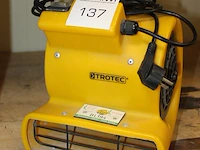 Electrische bouwdroger/ventilator trotec type tfv10s. - afbeelding 2 van  2