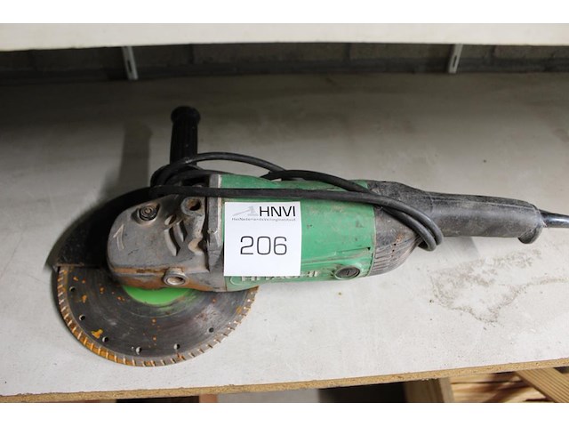 Electrische haakse slijptol hitachi. - afbeelding 1 van  2