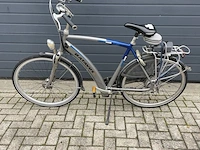 Electrische herenfiets qwic, premium, blauw