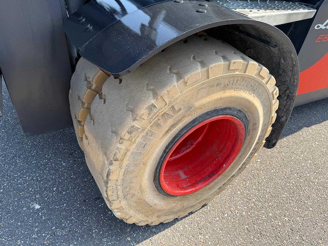 Electrische linde e80-01/900 accu 2020 - 4.5m vorkversteller, side-shift - vorkheftruck bj 2017 - afbeelding 3 van  28