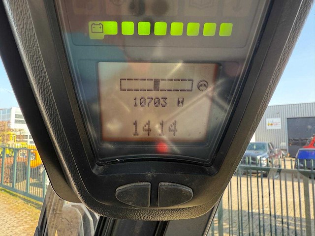 Electrische linde e80-01/900 accu 2020 - 4.5m vorkversteller, side-shift - vorkheftruck bj 2017 - afbeelding 13 van  28