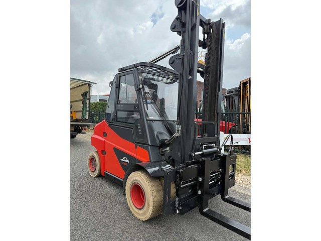 Electrische linde e80-01/900 accu 2020 - 4.5m vorkversteller, side-shift - vorkheftruck bj 2017 - afbeelding 25 van  28