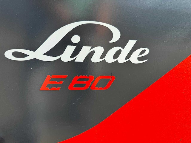 Electrische linde e80-01/900 accu 2020 - 4.5m vorkversteller, side-shift - vorkheftruck bj 2017 - afbeelding 27 van  28