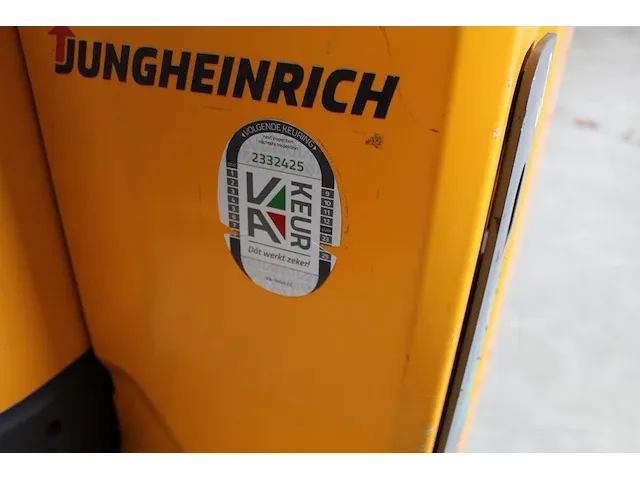 Electrische palletwagen jungheinrich eje116 met weegfunctie. bouwjaar 2018. max. 1600 kg. - afbeelding 9 van  11