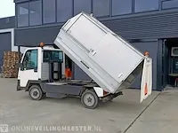 Electro voertuig spykstaal, kipper veegvuilopbouw, bouwjaar 2010 - afbeelding 10 van  31