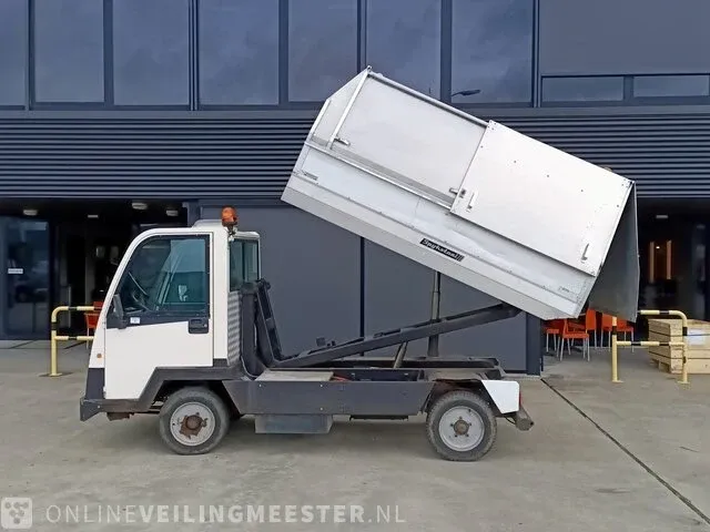 Electro voertuig spykstaal, kipper veegvuilopbouw, bouwjaar 2010 - afbeelding 18 van  31