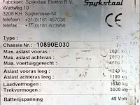 Electro voertuig spykstaal, kipper veegvuilopbouw, bouwjaar 2010 - afbeelding 25 van  31