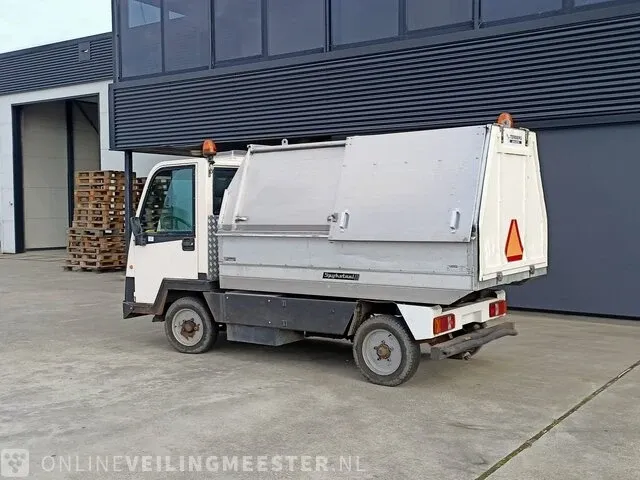 Electro voertuig spykstaal, kipper veegvuilopbouw, bouwjaar 2010 - afbeelding 23 van  31
