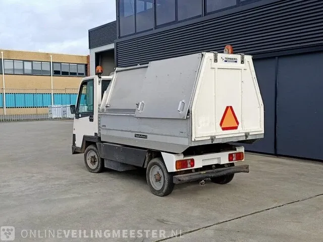 Electro voertuig spykstaal, kipper veegvuilopbouw, bouwjaar 2010 - afbeelding 26 van  31
