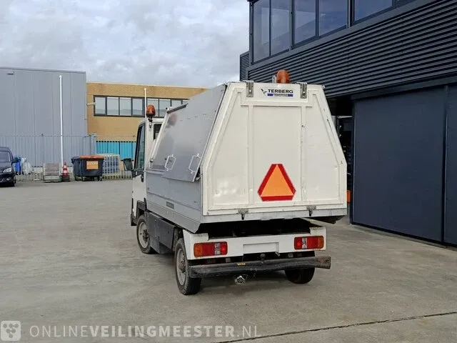 Electro voertuig spykstaal, kipper veegvuilopbouw, bouwjaar 2010 - afbeelding 27 van  31