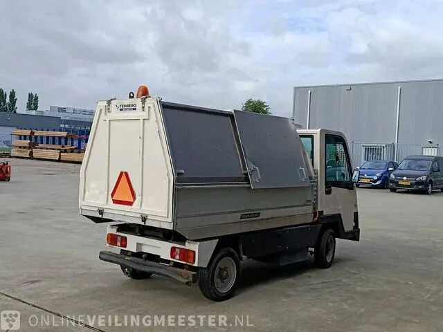 Electro voertuig spykstaal, kipper veegvuilopbouw, bouwjaar 2010 - afbeelding 30 van  31