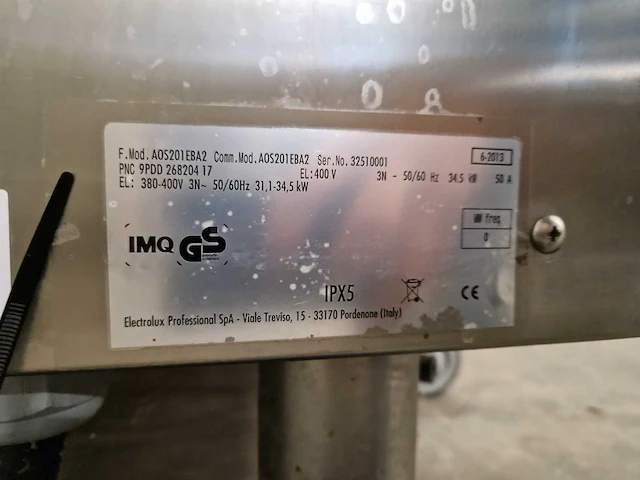Electrolux - a0s201eba2 - combisteamer oven air-o-stream - afbeelding 8 van  8