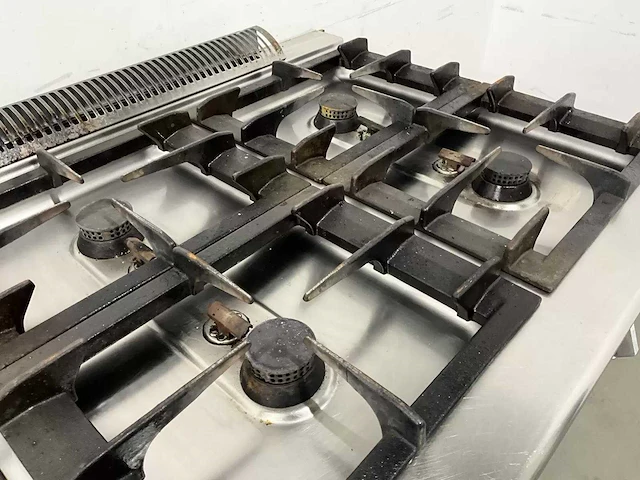 Electrolux - e7gcglgc00 - 6-pits rvs gasfornuis - afbeelding 2 van  12