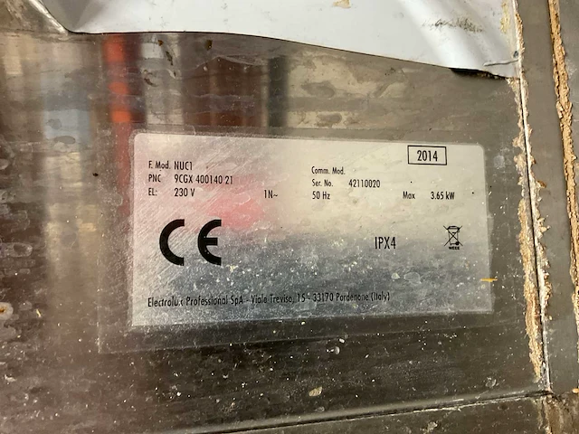 Electrolux - nuc1 - korvenvaatwasmachine - afbeelding 5 van  6