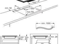 Electrolux 600 bridge - inductiekookplaat - afbeelding 2 van  2