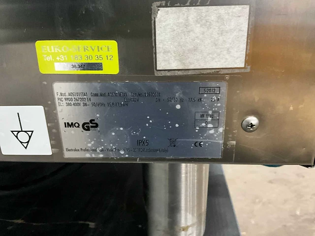 Electrolux a0s101eta1 combisteamer - afbeelding 9 van  12