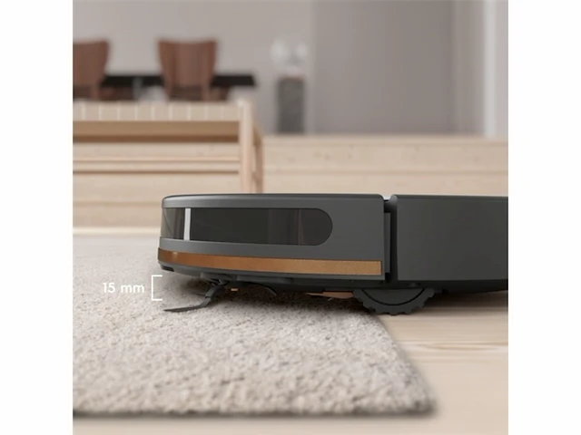 Electrolux hyginic er61uw1db robotstofzuiger 600 aangesloten op zuig en wasrobot met dweildoek denim blue solid - afbeelding 4 van  5