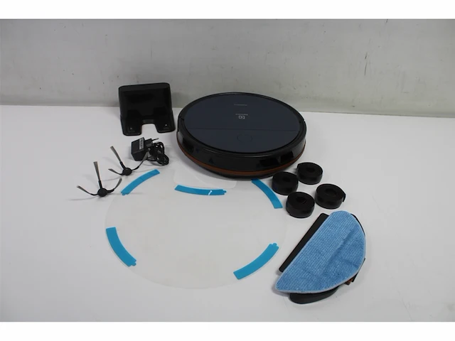 Electrolux hyginic er61uw1db robotstofzuiger 600 aangesloten op zuig en wasrobot met dweildoek denim blue solid - afbeelding 5 van  5