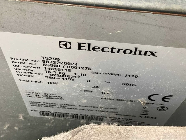 Electrolux professional t5290 professionele wasdroger - afbeelding 2 van  11
