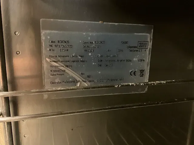 Electrolux rcdf2 m20 vrieswerkbank - afbeelding 8 van  8