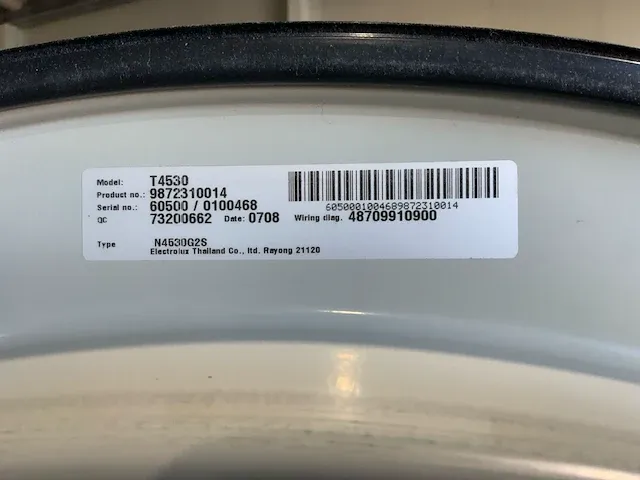 Electrolux t4530 industriële wasdroger - afbeelding 5 van  17