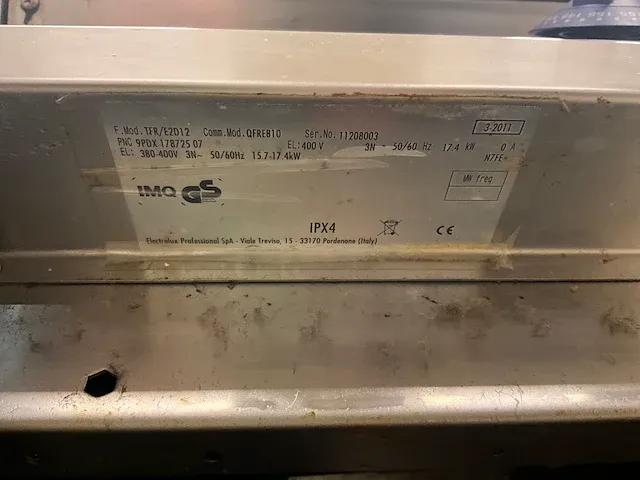 Electrolux tfr/e2d12 elektrische friteuse - afbeelding 10 van  10