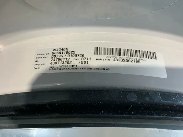 Electrolux w4240h industriële wasmachine - afbeelding 5 van  16