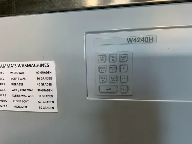 Electrolux w4240h industriële wasmachine - afbeelding 7 van  16