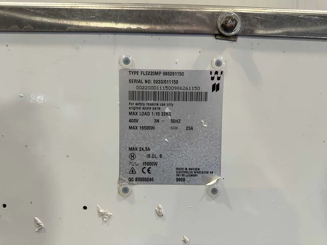 Electrolux wascator industriële textielwasmachine voor 22kg - afbeelding 4 van  12