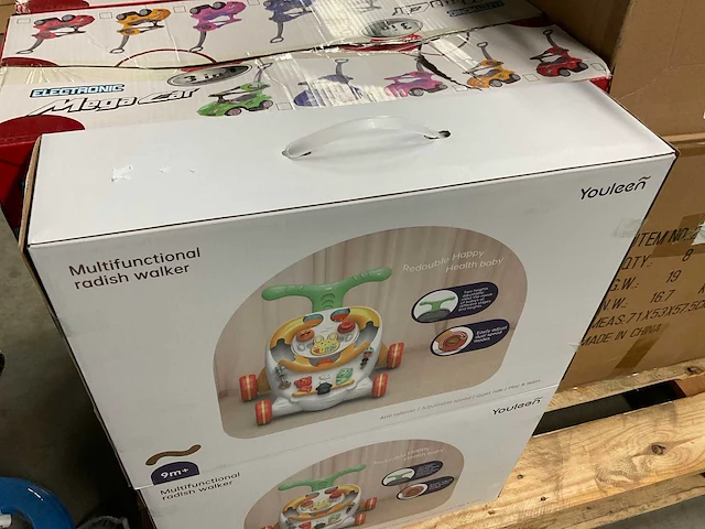 Electronic kinder loopwagen (6x) - afbeelding 7 van  9