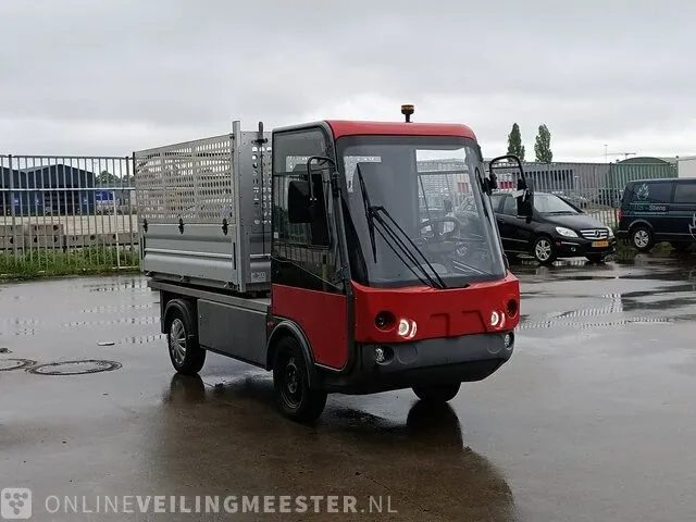 Electrovoertuig spijkstaal, 1000 lwb 225 ah pakket, kipper gaasrekken, bouwjaar 2021 - afbeelding 10 van  36