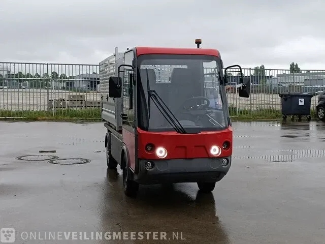 Electrovoertuig spijkstaal, 1000 lwb 225 ah pakket, kipper gaasrekken, bouwjaar 2021 - afbeelding 11 van  36
